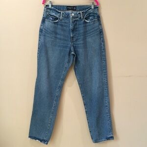 Abercrombie & Fitch 90s Loose Mens Jeans Blue Denim Size 32x34